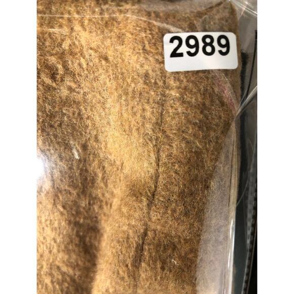 Amanda + Chelsea Skirt Wool Blend Brushed Colorblock Mini Camel Grey Black NWT S - Picture 9 of 9